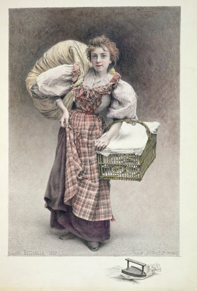 Mladá pradlena, z knihy "L